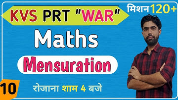 #28 KVS Maths | Topic : Mensuration 2.O | Part 1 | The Zorawar Classes |By Satyam SIr