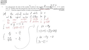 DSE maths core 2019 paper1 #07 simultaneous equations
