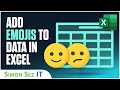 How to Add Emojis to Data in Excel