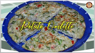 POTATO OMELETTE RECIPE | Easy & Quick Breakfast Recipe | POTATO EGG RECIPE