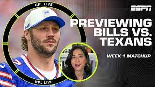 Why the Bills & Texans' weaknesses correspond perfectly with each other 🏈 Week 1 PREVIEW | NFL Live