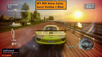 NFS The Run Calvin Garrett | NFS The Run Rival Challenge 2 | NFS Run Stage 10 | NFS Run Position 3