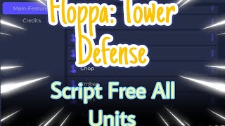 Roblox| Floppa: Tower Defense Script OP Profile