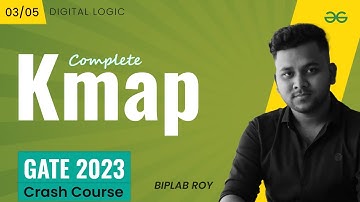 Kmap | Digital Logic | GATE 2023 CRASH COURSE