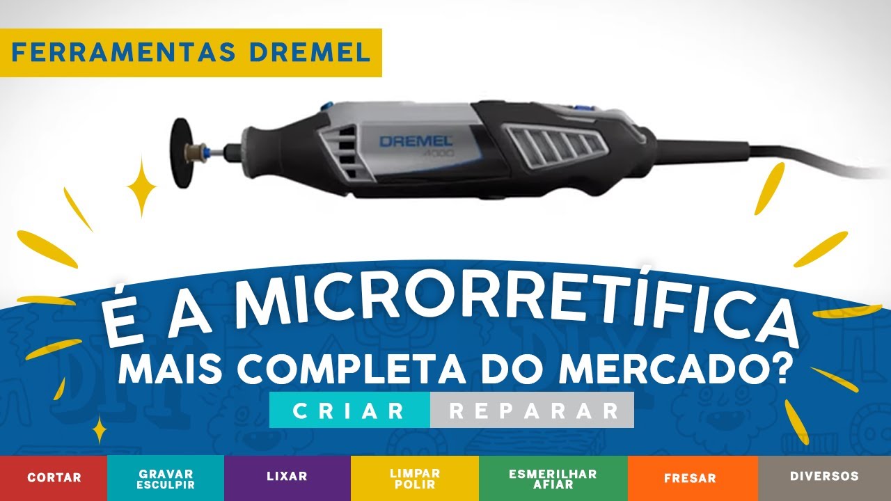 Micro Retifica 110V 175W Dremel 4000
