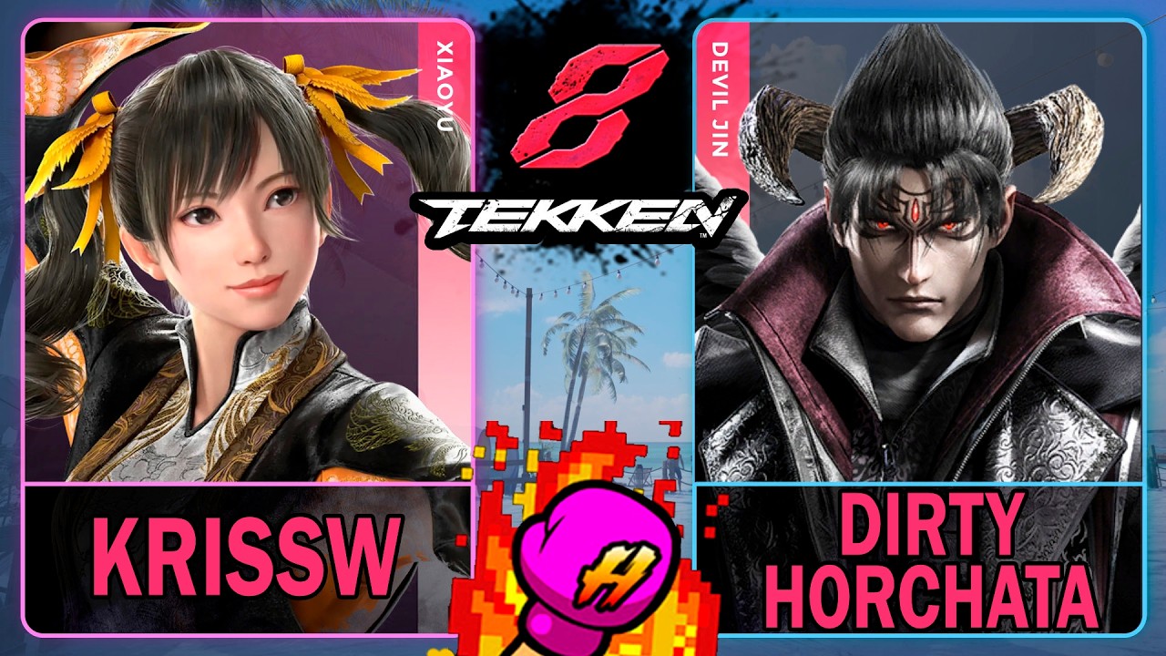 鉄拳8 KrissW ( シャオユウ / XIAOYU) VS Dirty Horchata (デビル仁