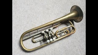 The Standard 19th Century F Contra-Alto Trumpet.