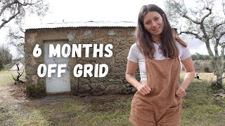 6 Months LIVING OFF GRID - Homestead Documentary - TIMELAPSE START TO FINISH