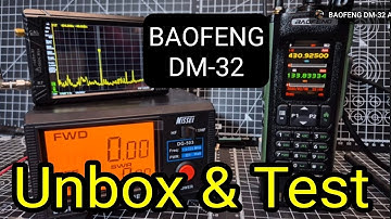 BAOFENG DM32 - DMR ANALOGUE APRS GPS