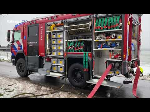 Brand bijgebouw Baldessenweg Nederweert Eind