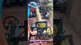 HIGH-POWER TREE CUTTER Built from Creative Engineering #DIYEngineering #Forestry #Innovation