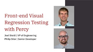 Front-end Visual Regression Testing with Percy