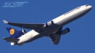 Lufthansa Cargo - Mcdonnell Douglas Md-11F D-Alcm Takeoff - Frankfurt Am Main Eddffra