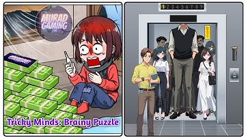 Tricky Minds Brainy Puzzle Level 81: Help The Guy Get To Work On Time !Gameplay Solution