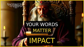 Why Your Words Matter More Than You Think | King Solomon Scrolls