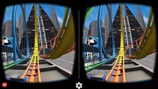 VR Roller Coaster - Best 3D SBS VR Roller Coaster for Google Cardboard screenshot 5