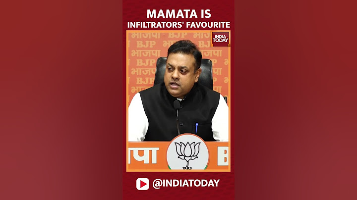 Mamata Banerjee Is Infiltrators' Favourite: BJP MP Sambit Patra | India Today News