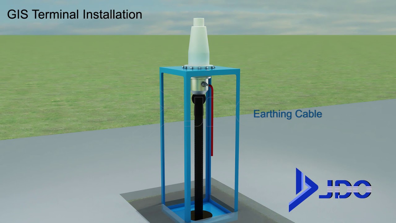 High voltage cable laying and installation - YouTube