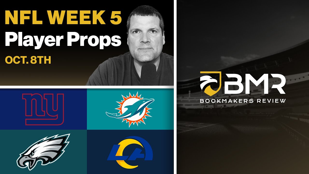 NFL Player Props | Week 5 Best Bets Analysis by Donnie RightSide (Oct ...