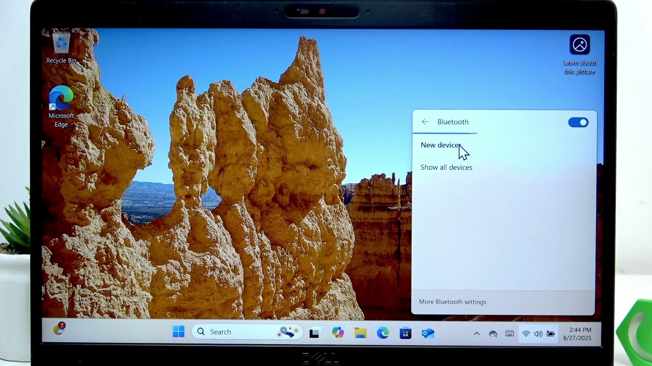 DELL LATITUDE 5400 – How to Connect Bluetooth Device