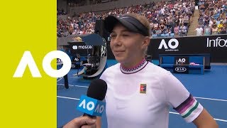 Amanda Anisimova on-court interview (3R) | Australian Open 2019