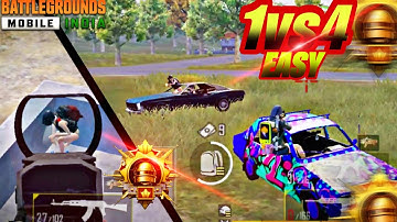 1vs4 🔥 Easy 23 Killer 💯😱Solo vs Squad Gameplay Conqueror Lobby 