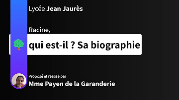 Qui est racine biographie ?