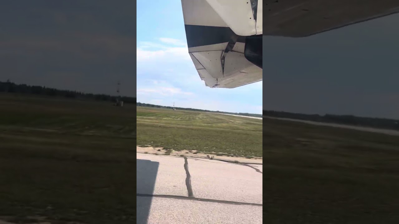 Canadian North ATR-42-300 (C-GSRR) Takeoff from Hay River