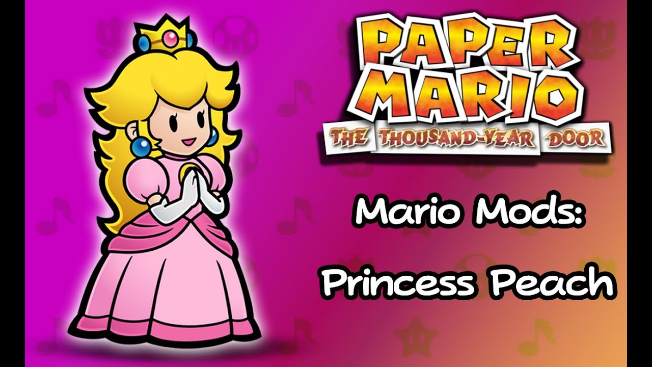 paper princess peach super paper mario