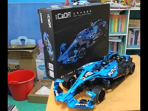 【樂高】CaDa雙鷹C64004電動方程式賽車 - YouTube