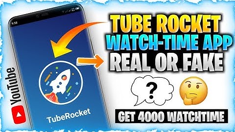 #TubeRocket App Real Or Fake|#New Watchtime Increase App 2023|#TubeRocket App#4000watchtime#4k hour