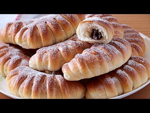 Cómo hacer ricos cuernitos rellenos de chocolate - SUB 🇬🇧Chocolate Cream horns