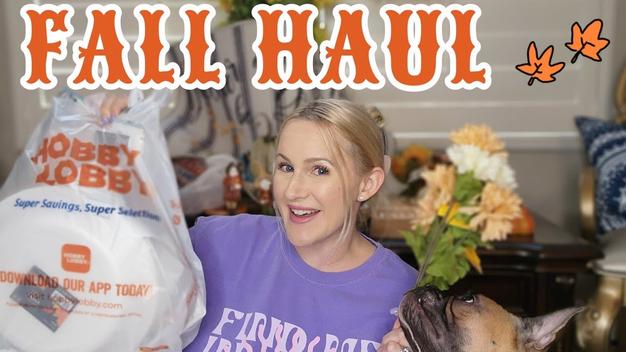 FALL DECOR HAUL 2023 🍁 HOBBY LOBBY | WALMART | BIG LOTS | AMAZON