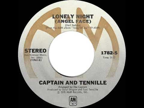 1976 HITS ARCHIVE: Lonely Night (Angel Face) - Captain \u0026 Tennille (a #1 record--stereo 45)