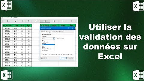 Utiliser la validation des données sur Excel #formationexcel #excel #astucesexcel 