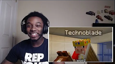 Technoblade is a strange man [REACTION] 😂
