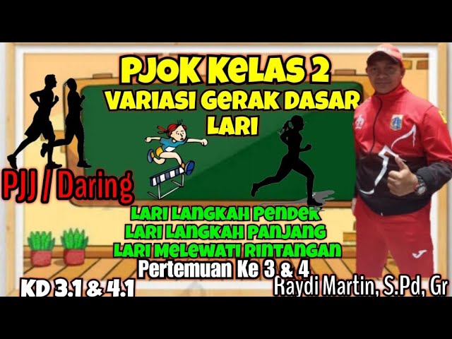 PJOK Kelas 2 Variasi Gerak Dasar Lari (PJJ / Daring) class=