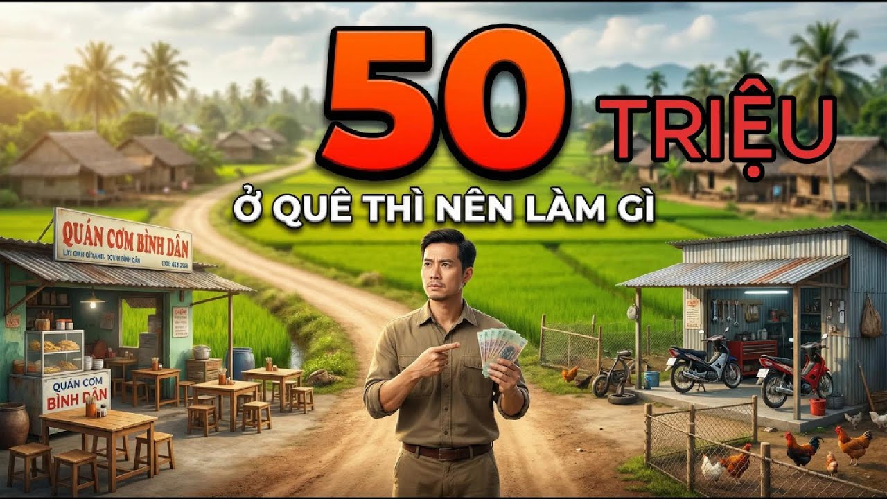 Có 50 Triệu Ở Quê Nên Làm Gì Để Bắt Đầu Làm Giàu