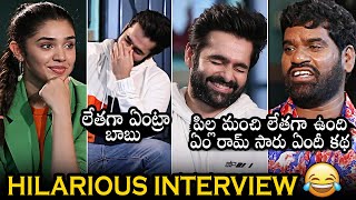 The Warrior Movie Team HILARIOUS Interview With Bithiri Sathi | Krithi Shetty | Ram Pothineni | DC