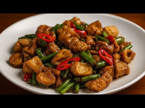 Resep Tumis Kacang Panjang Tahu Kecap