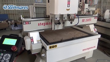 ATC CNC Router 1325T3 from stepmores,three spindles