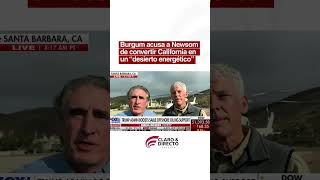 🇺🇸 | El secretario del Interior de Trump, Doug Burgum, destrozó a Gavin Newsom por quejarse de los