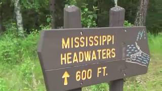 Driving the Mississippi River from St. Cloud, MN to Lake Itasca, MN