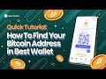 How To Find Your Bitcoin Address in Best Wallet