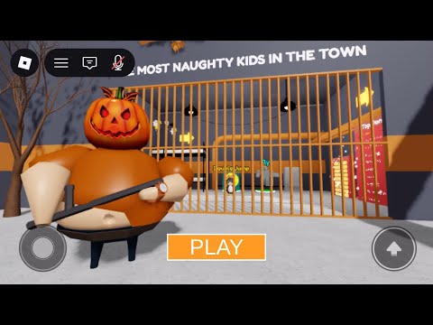 TRICK OR TREAT PRISON RUN (HALLOWEEN OBBY) roblox Gameplay Walkthrough No Death 4K #roblox #obby 