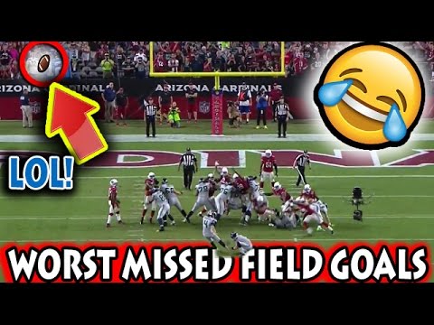 Worst Missed Field Goals In Football History Youtube