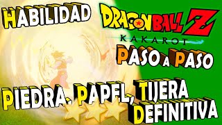  Habilidad Piedra, Papel, Tijera Definitiva⭐️⭐️⭐️ DRAGN BALL Z KAKAROT