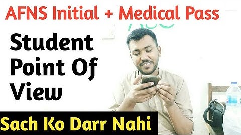 AFNS Pass Initial + Medical Test By Sir Waqar Waheed | AFNS Initial Question Yaad Karo