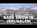 Rare Storm Covers Jerusalem with Snow; US Re-Enters Iran Nuclear Deal 02/19/21