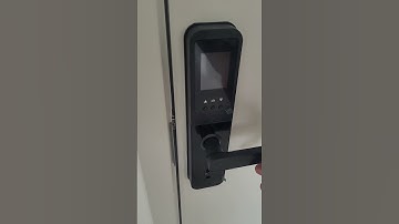 Fechadura de embutir com câmera digital... Muito boa a fechadura